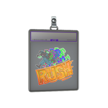 Sticker Slab | Rush 4x20 (Holo)