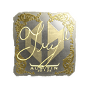 Sticker | TRY (Gold) | Austin 2025
