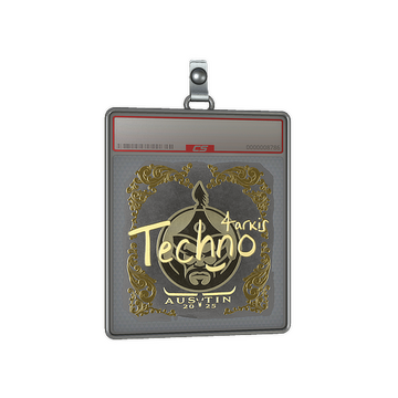 Sticker Slab | Techno4K (Gold) | Austin 2025