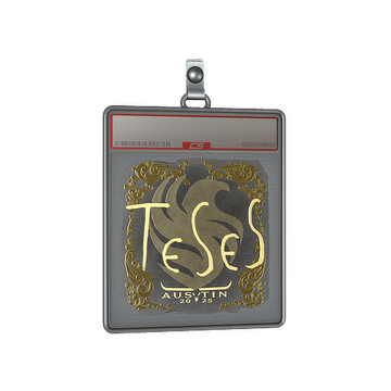 Sticker Slab | TeSeS (Gold) | Austin 2025