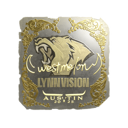 Sticker | westmelon (Gold) | Austin 2025
