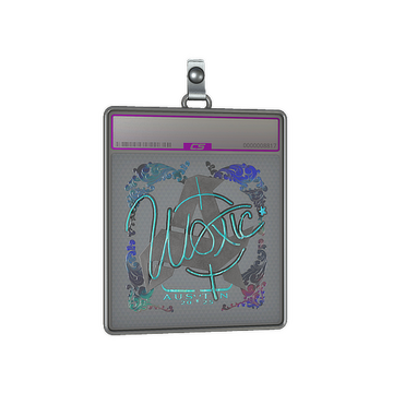 Sticker Slab | woxic (Holo) | Austin 2025