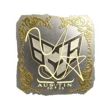 Sticker | yxngstxr (Gold) | Austin 2025