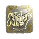 Sticker | xfl0ud (Gold) | Austin 2025