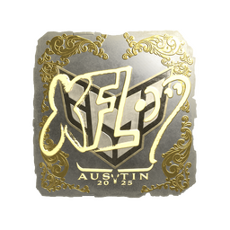 Sticker | xfl0ud (Gold) | Austin 2025