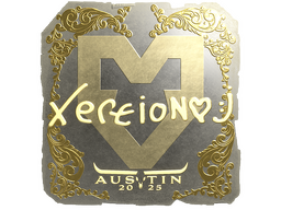 Sticker | xertioN (Gold) | Austin 2025