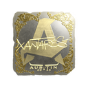 Sticker | XANTARES (Gold) | Austin 2025