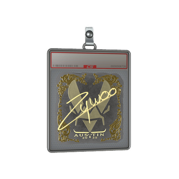 Sticker Slab | ZywOo (Gold) | Austin 2025