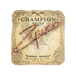 Sticker | ZywOo (Champion) | Austin 2025