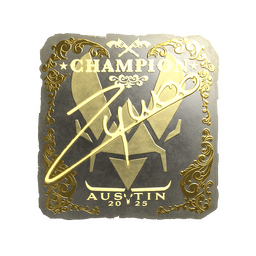 Sticker | ZywOo (Gold, Champion) | Austin 2025