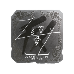 Sticker | zevy (Foil) | Austin 2025