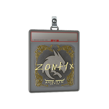 Sticker Slab | zont1x (Gold) | Austin 2025