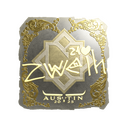 Sticker | zweih (Gold) | Austin 2025