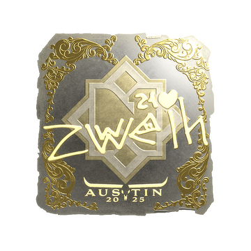 Sticker | zweih (Gold) | Austin 2025