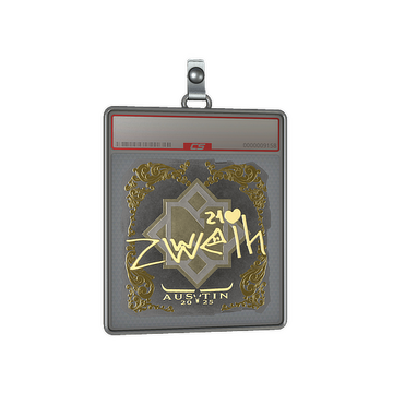 Sticker Slab | zweih (Gold) | Austin 2025