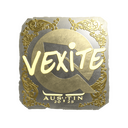 Sticker | vexite (Gold) | Austin 2025