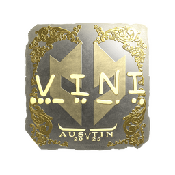 Sticker | VINI (Gold) | Austin 2025