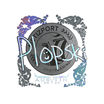 Sticker | Plopski (Holo) | Austin 2025