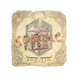 Sticker | spooke | Austin 2025