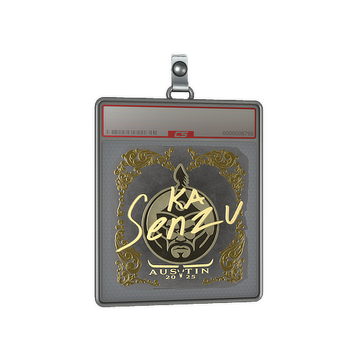 Sticker Slab | Senzu (Gold) | Austin 2025