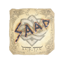 Sticker | saadzin | Austin 2025