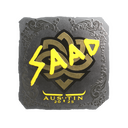 Sticker | saadzin (Foil) | Austin 2025
