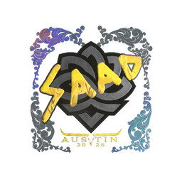 Sticker | saadzin (Holo) | Austin 2025