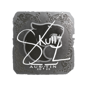Sticker | skullz (Foil) | Austin 2025