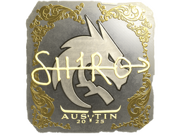 Sticker | sh1ro (Gold) | Austin 2025