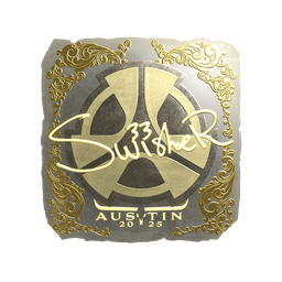Sticker | Swisher (Gold) | Austin 2025