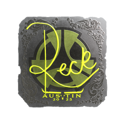 Sticker | reck (Foil) | Austin 2025