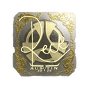Sticker | reck (Gold) | Austin 2025