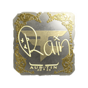 Sticker | rain (Gold) | Austin 2025