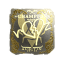 Sticker | ropz (Gold, Champion) | Austin 2025
