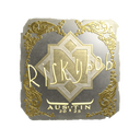 Sticker | riskyb0b (Gold) | Austin 2025