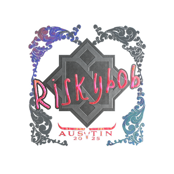 Sticker | riskyb0b (Holo) | Austin 2025