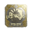 Sticker | ultimate (Gold) | Austin 2025