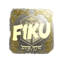 Sticker | F1KU (Gold) | Austin 2025