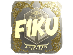 Sticker | F1KU (Gold) | Austin 2025