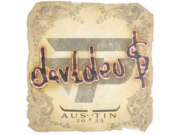 Sticker | dav1deuS | Austin 2025