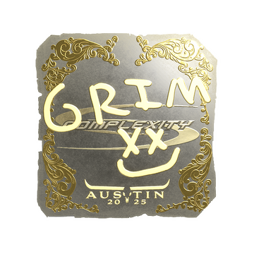Sticker | Grim (Gold) | Austin 2025