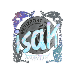 Sticker | isak (Holo) | Austin 2025