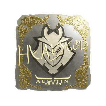 Sticker | Heavygod (Gold) | Austin 2025
