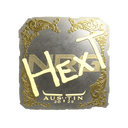Sticker | HexT (Gold) | Austin 2025