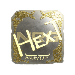 Sticker | HexT (Gold) | Austin 2025
