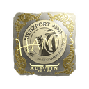 Sticker | hampus (Gold) | Austin 2025