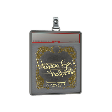 Sticker Slab | hallzerk (Gold) | Austin 2025