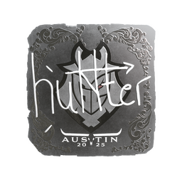 Sticker | huNter- (Foil) | Austin 2025