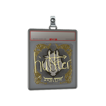Sticker Slab | huNter- (Gold) | Austin 2025
