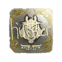 Sticker | huNter- (Gold) | Austin 2025